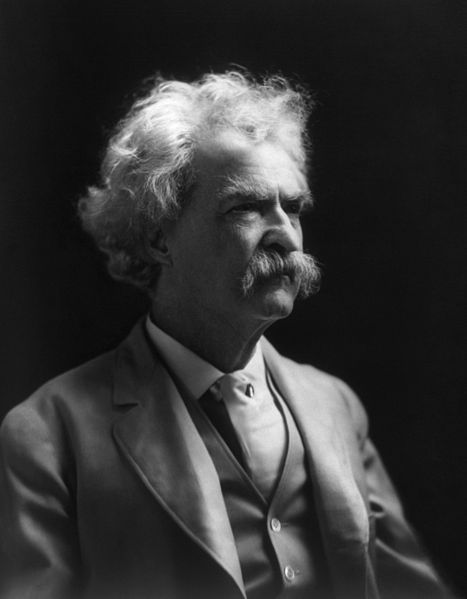 Mark Twain in Later Years-Public Domain